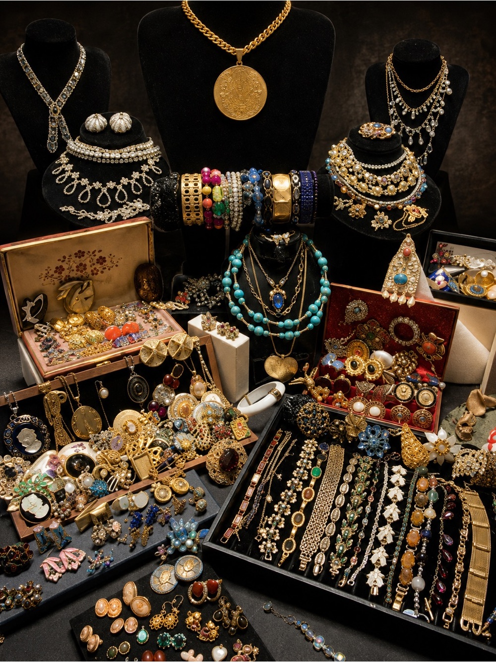 4 LB Unsearched Unsorted Jewelry Lot | Organic Pulls Wearable Resale Bulk - Picture 5 of 10